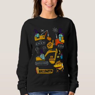 Crane Truck Construction Halloween Boys Kids Toddl Sweatshirt