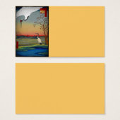 Cranes and Blue Water (Front & Back)