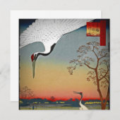 Cranes and Blue Water (Front/Back)