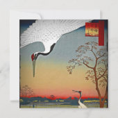 Cranes and Blue Water (Front)