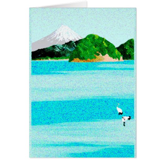 Cranes and the Sea 2 - Card (Front)