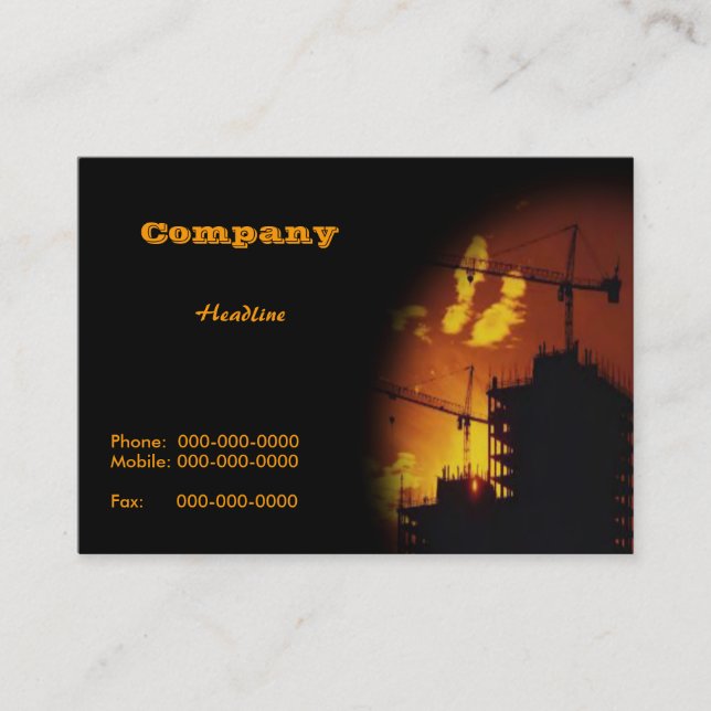 Cranes Business Card (Front)