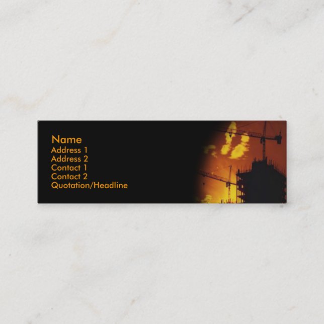 Cranes Business Card (Front)