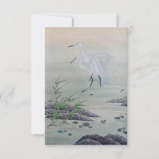 Cranes in Chinese River  (Front)