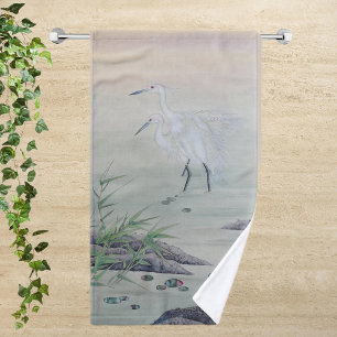 Cranes in Chinese River Hand Towel