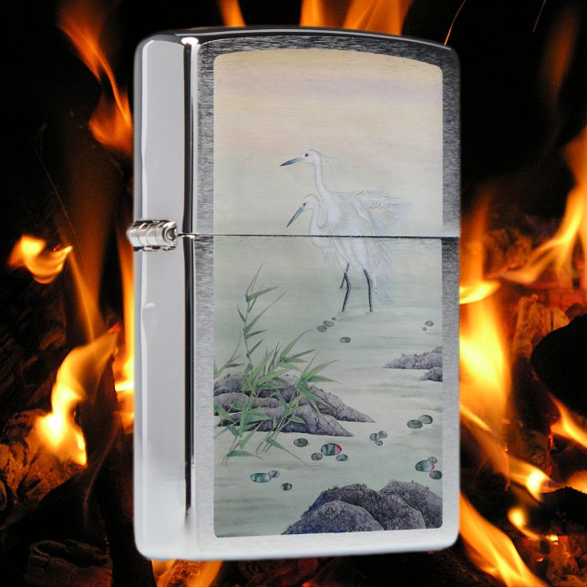 Cranes in Chinese River  Zippo Lighter (Creator Uploaded)