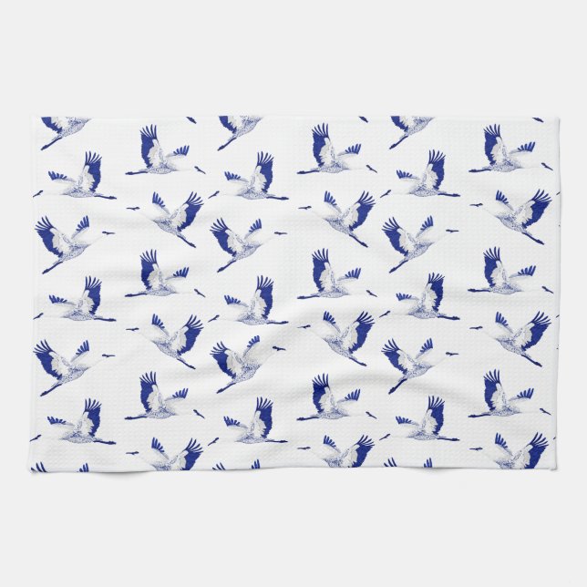 Cranes Kitchen Towel (Horizontal)