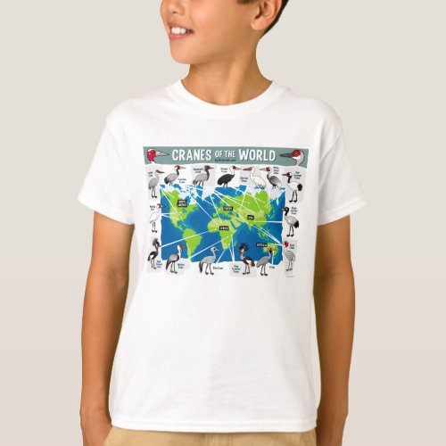 Cranes of the World T_Shirt