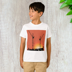 Cranes On A Building T-Shirt