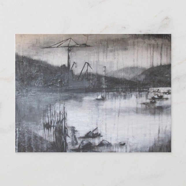 Cranes over the River Clyde Postcard (Front)