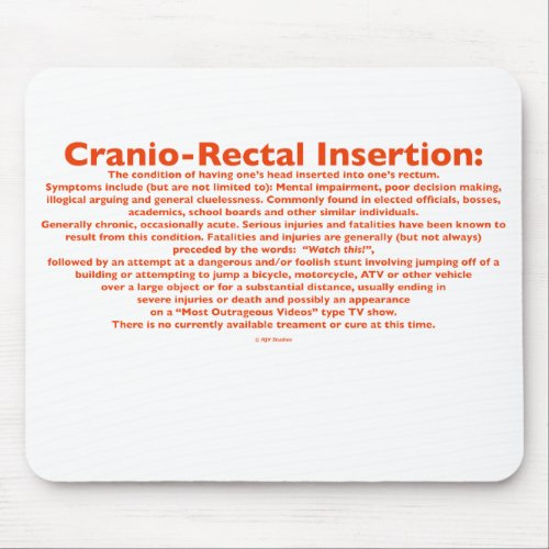 Cranio_Rectal Insertion Mousepad