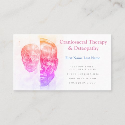 Craniosacral Therapy  Osteopathy Business Card