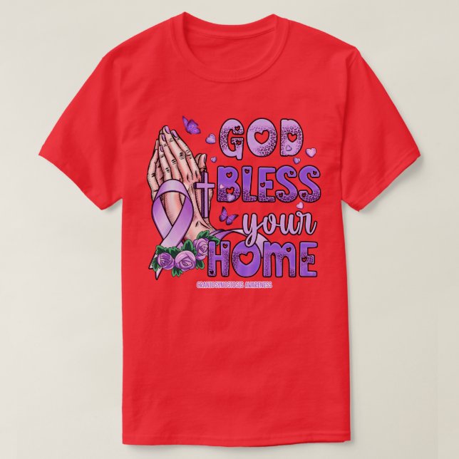 Craniosynostosis Awareness god bless faith hope T-Shirt (Design Front)