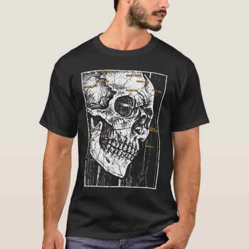 Cranium Anatomy Radiology Biologist T_Shirt