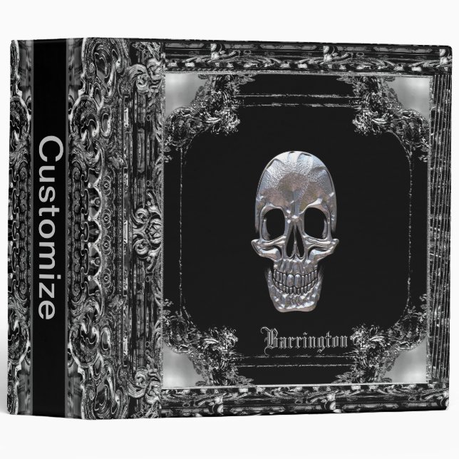 Cranium Sound Ghost Personalized 3 Ring Binder (Front/Spine)