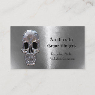 Cranium Sound Ghost Skull Professional Business Card at Zazzle