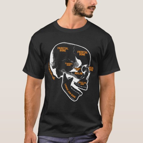 Cranium X_Ray Human Medicine Biology T_Shirt