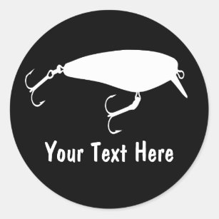 Download Fishing Lure Stickers Zazzle