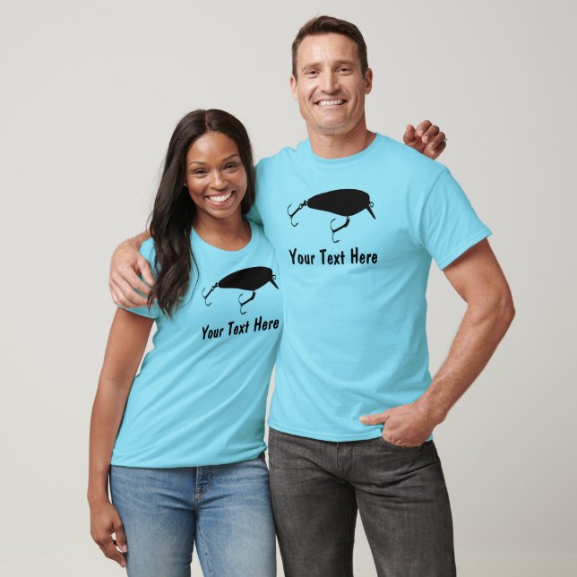 Crankbait Fishing Lure to Personalize T-Shirt (Unisex)