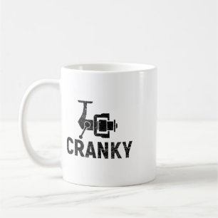 Crankit Fishing Lure - Cranky Funny Gift Ideas For Coffee Mug