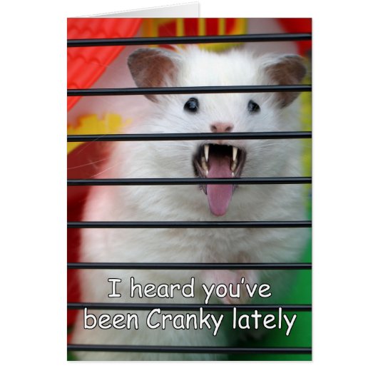 Cranky Critter Cards (Front)