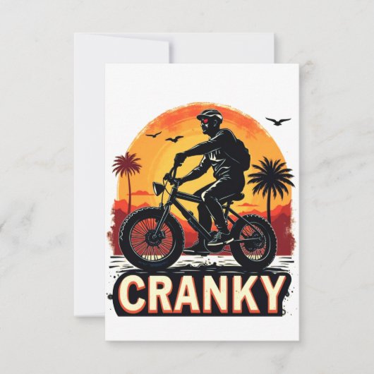 Cranky: Energise Your Ride – Fun Biker Tee (Front)