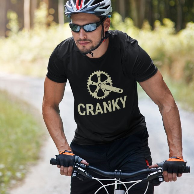 Cranky Funny cycling T-Shirt (Creator Uploaded)