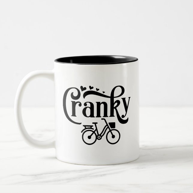 CRANKY MUG | CYCLING MUG | BIKE (Left)