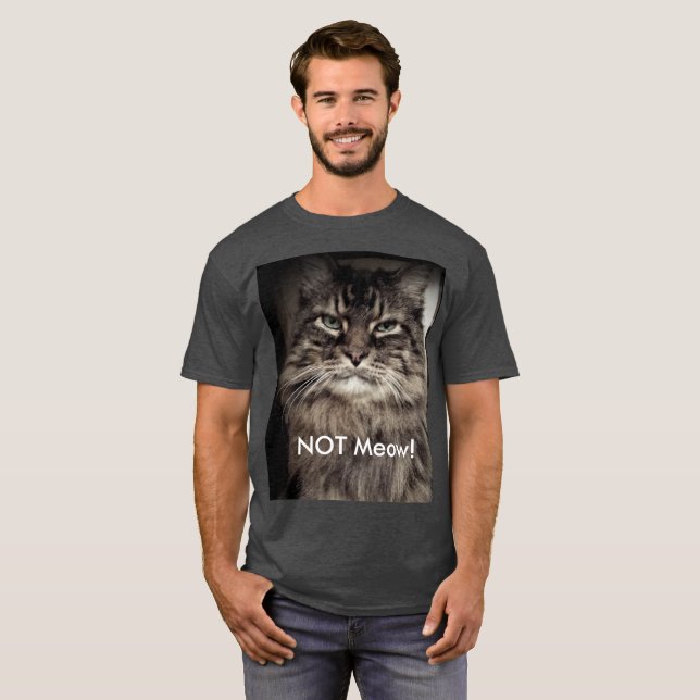 Cranky NOT Meow Menswear - T-Shirt (Front Full)