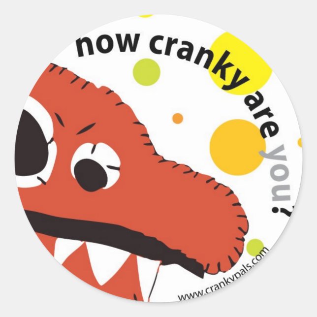 cranky pals sticker (Front)