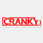 Cranky Stamp Bumper Sticker