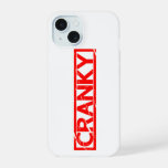 Cranky Stamp iPhone 15 Case