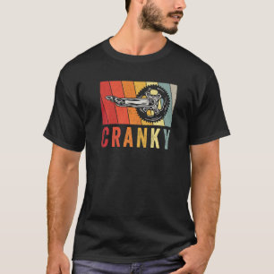 Cranky  Vintage Bicycle Bike Rider Cyclist Cycling T-Shirt