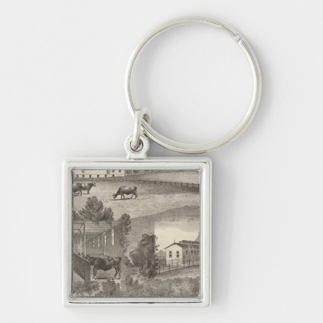 Cranmoor Farm, Toms River, NJ Keychain (Front)