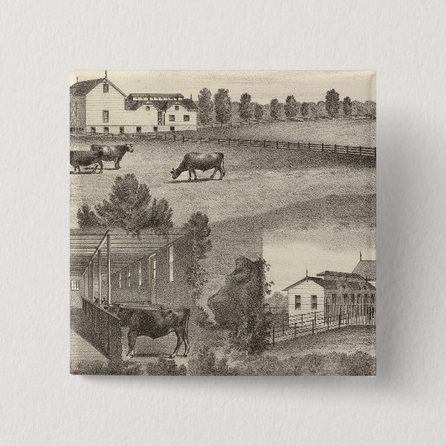 Cranmoor Farm, Toms River, NJ Pinback Button (Front)