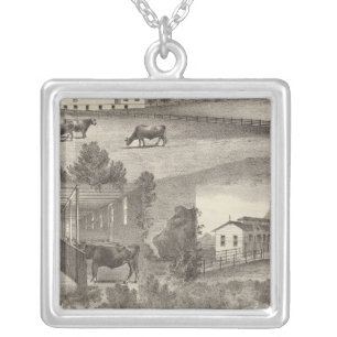 Cranmoor Farm, Toms River, NJ Silver Plated Necklace