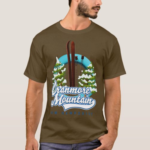 Cranmore Mountain New Hampshire Ski logo T_Shirt