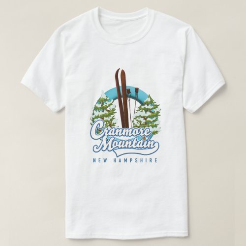Cranmore Mountain New Hampshire Ski logo  T_Shirt