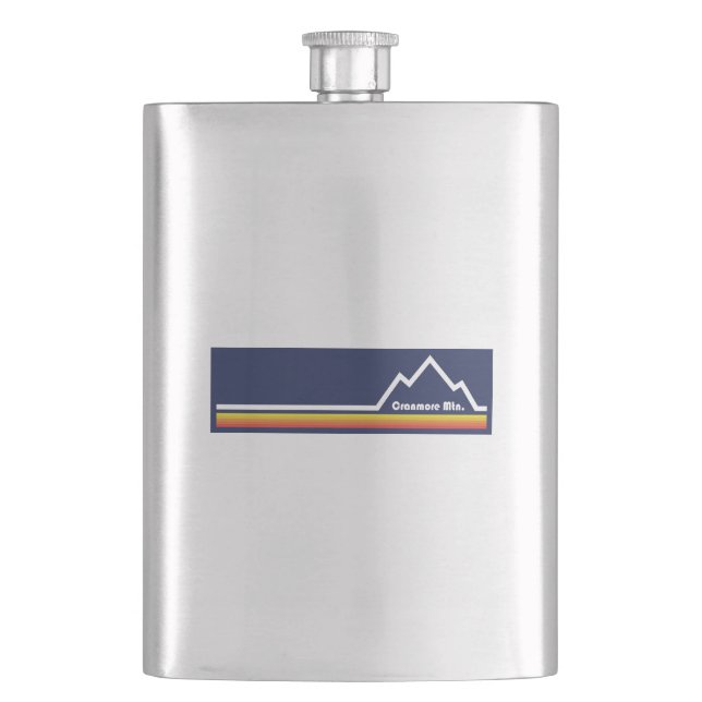 Cranmore Mountain Resort New Hampshire Flask (Front)