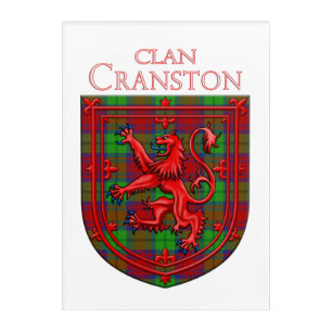 Cranston Dress Tartan Scottish Plaid Acrylic Print