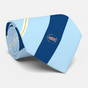 Cranston (Rhode Island) city flag Neck Tie
