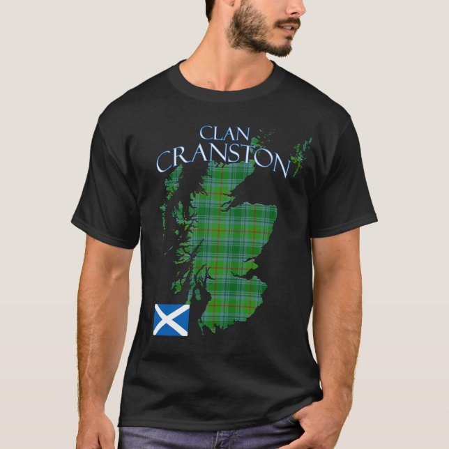 Cranston Scottish Clan Tartan Scotland T-Shirt (Front)