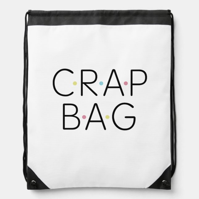 Crap Bag Tote Bag (Front)