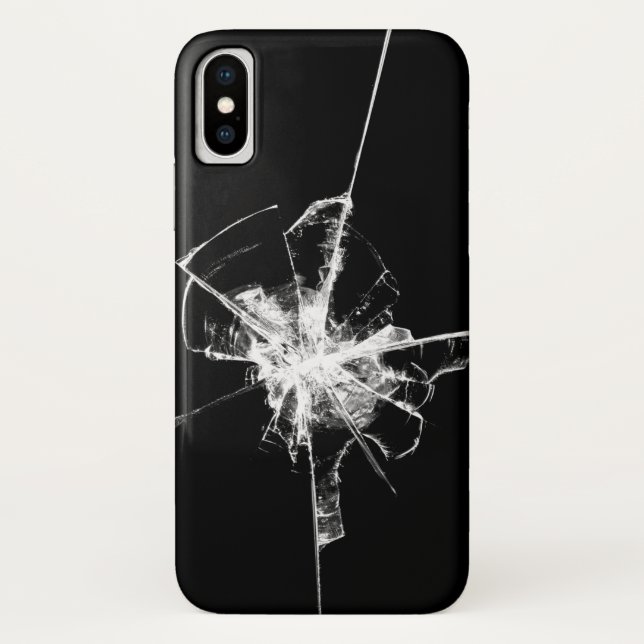 CRAP Shattered Glass Broke my Phone Case-Mate iPhone Case (Back)