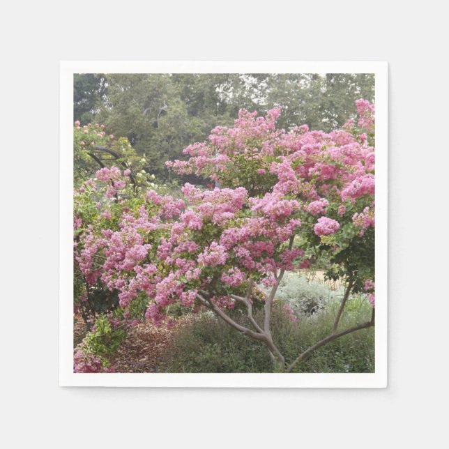 Crape Myrtle Paper Napkin (Front)