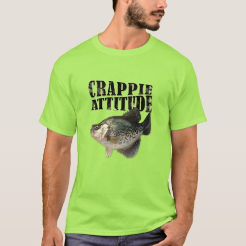 Crappie Attitude Fishing T_Shirt