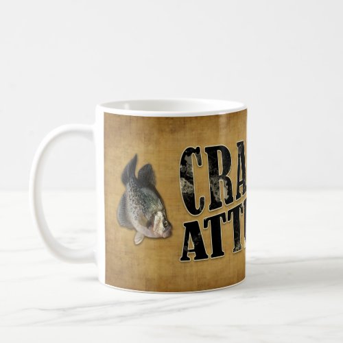 Crappie Attitude Funny Fishing Coffee Mug