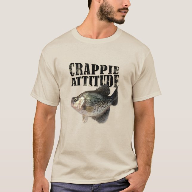 Crappie Attitude T-Shirt (Front)