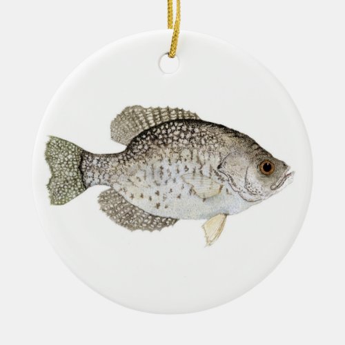 Crappie Christmas Ornament
