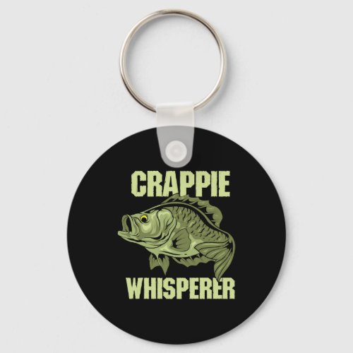 Crappie Fishing Crappie Fishing Shirt Keychain